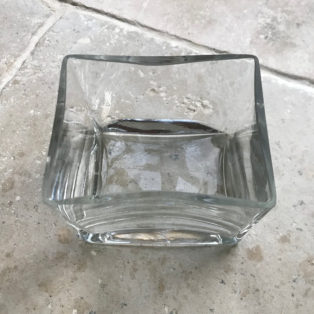 Rechthoekige vaas, Huis en Inrichting, Woonaccessoires | Vazen, Ophalen, Glas