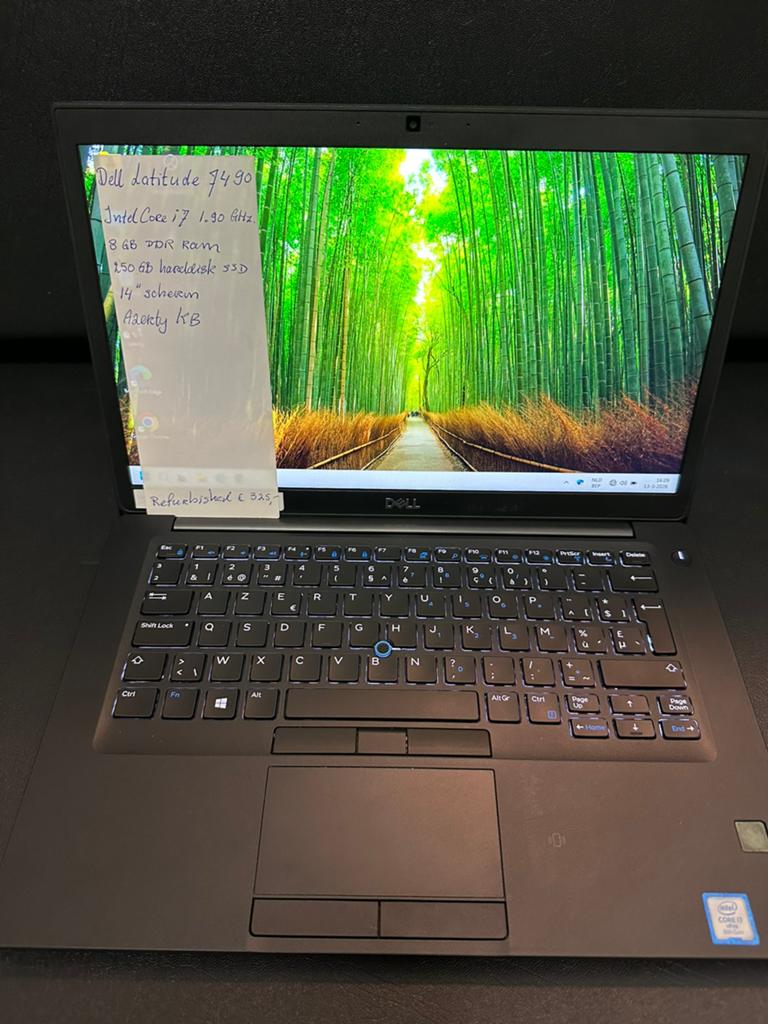 Dell Latitude 7490 | Intel Core i7 | 8GB RAM | 256GB SSD, Computers en Software, Windows Laptops, Ophalen, Gebruikt, 8 GB, Minder dan 2 Ghz