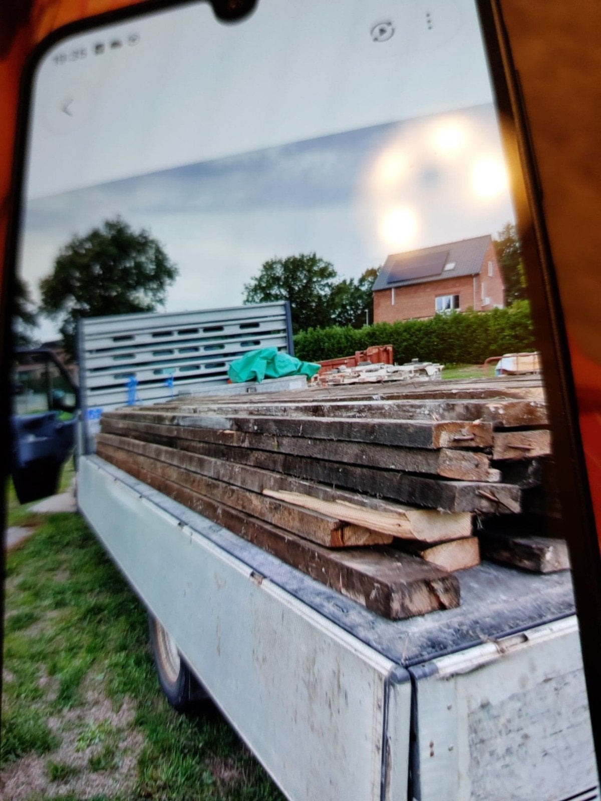 houten bruggen, Doe-het-zelf en Bouw, Ophalen, Gebruikt, Balk, Overige houtsoorten
