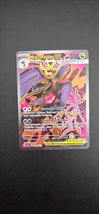 Pokemon kaart Mega Dragalge ex Mega Evolution Chaos Rising, Ophalen