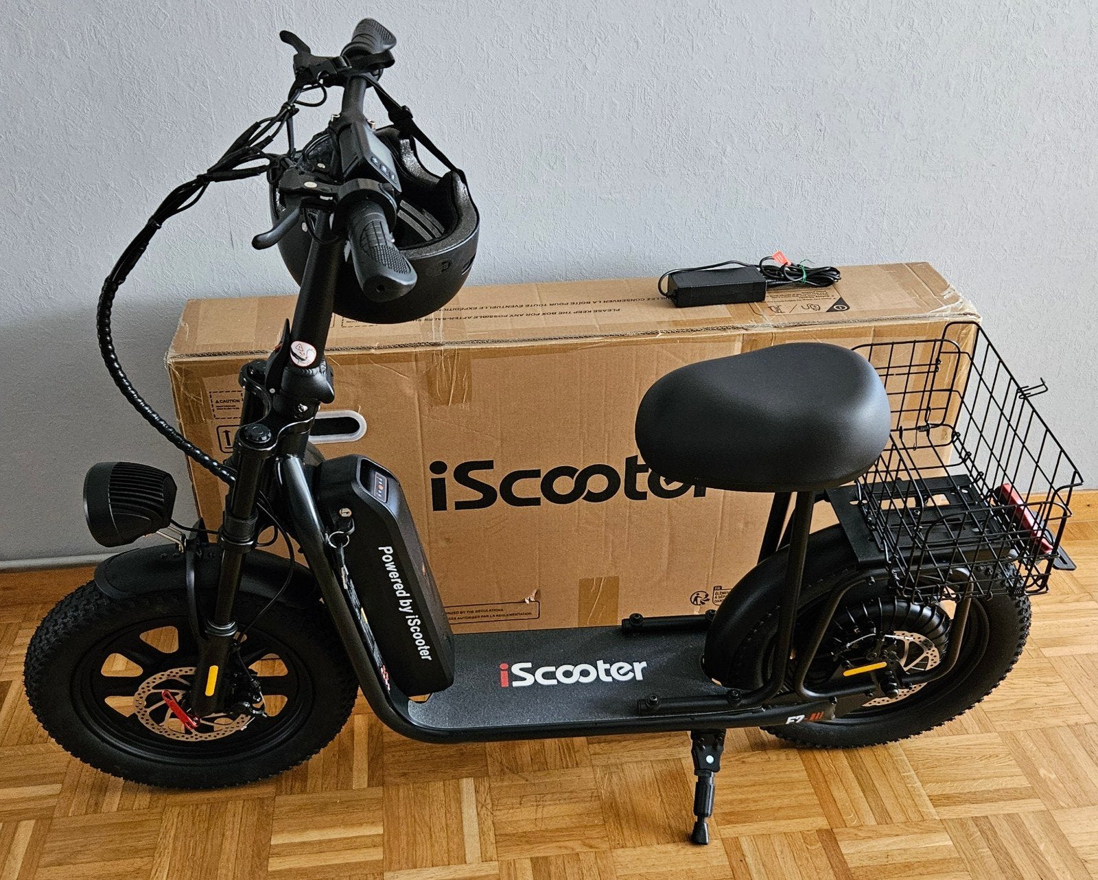 Amai! Grave iScooter F7 (1000W) – Gloednieuw in doos + helm, Ophalen, Zo goed als nieuw, Elektrische step (E-scooter), Iscooter F7