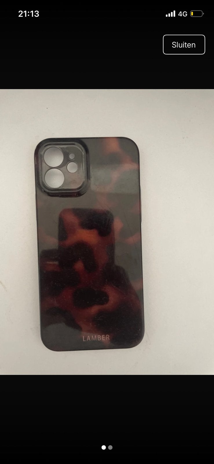 Lambert hoesje iphone 12, Télécoms, Enlèvement ou Envoi, Comme neuf, IPhone 12