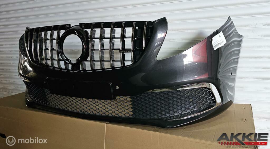 Mercedes V-klasse Vito Bumper voor W447 chroom FACELIFT, Gebruikt, Voor, Ophalen of Verzenden, Bumper