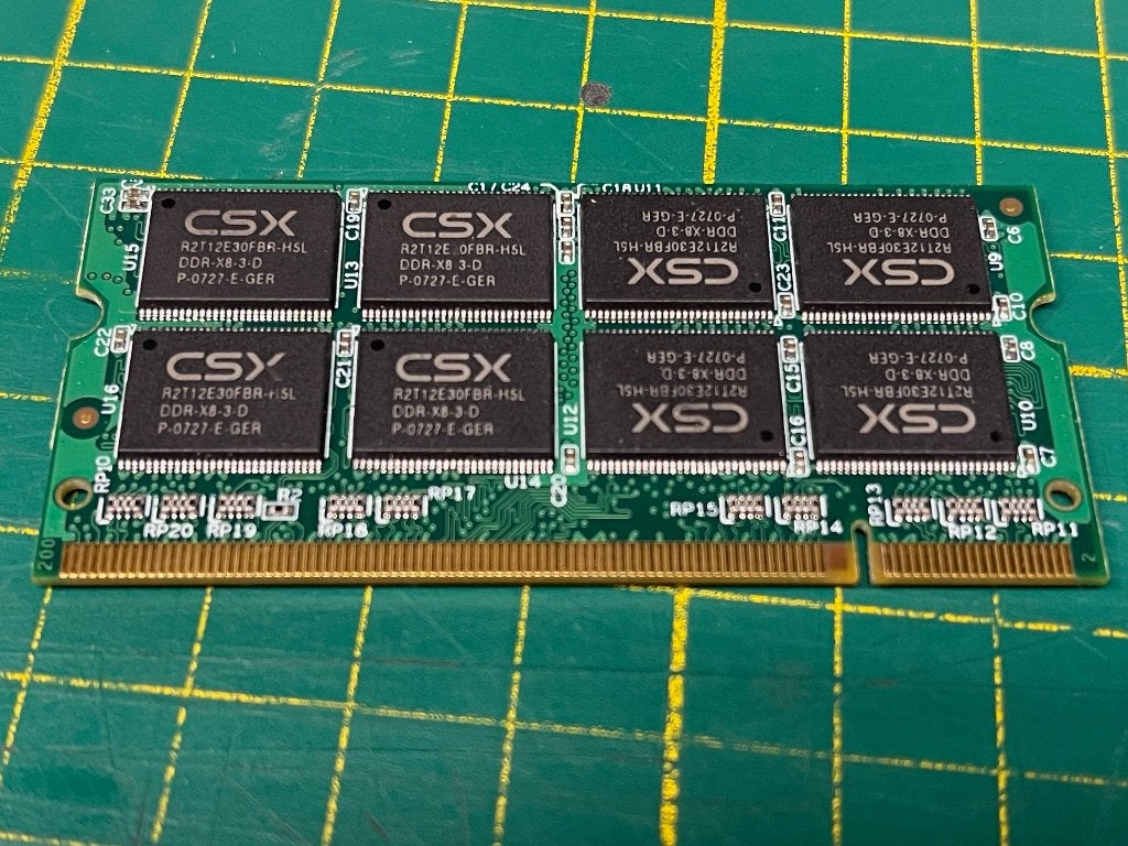 CSX 1 Go  DDR-400 MHz SODIMM, Informatique & Logiciels, Enlèvement ou Envoi, Comme neuf, DDR, 1 GB ou moins