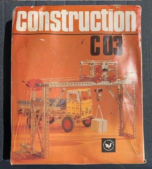 Mécano métal vintage CONSTRUCTION C03, Enlèvement, Utilisé