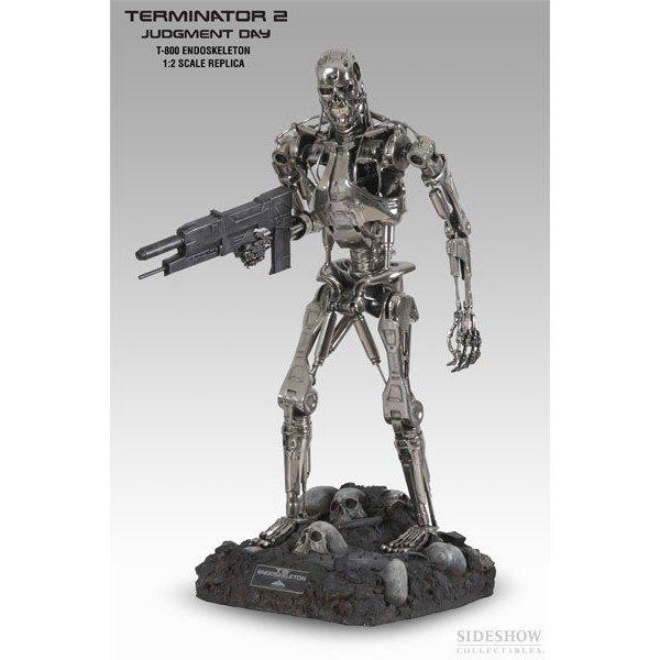 Terminator 2 Endoskeleton statue 1:2 Scale Replica Sideshow, Verzamelen, Ophalen, Nieuw, Film, Beeldje, Replica of Model