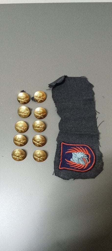 Lot force aérienne belge années 50 ABL, Ophalen of Verzenden, Luchtmacht, Kleding of Schoenen