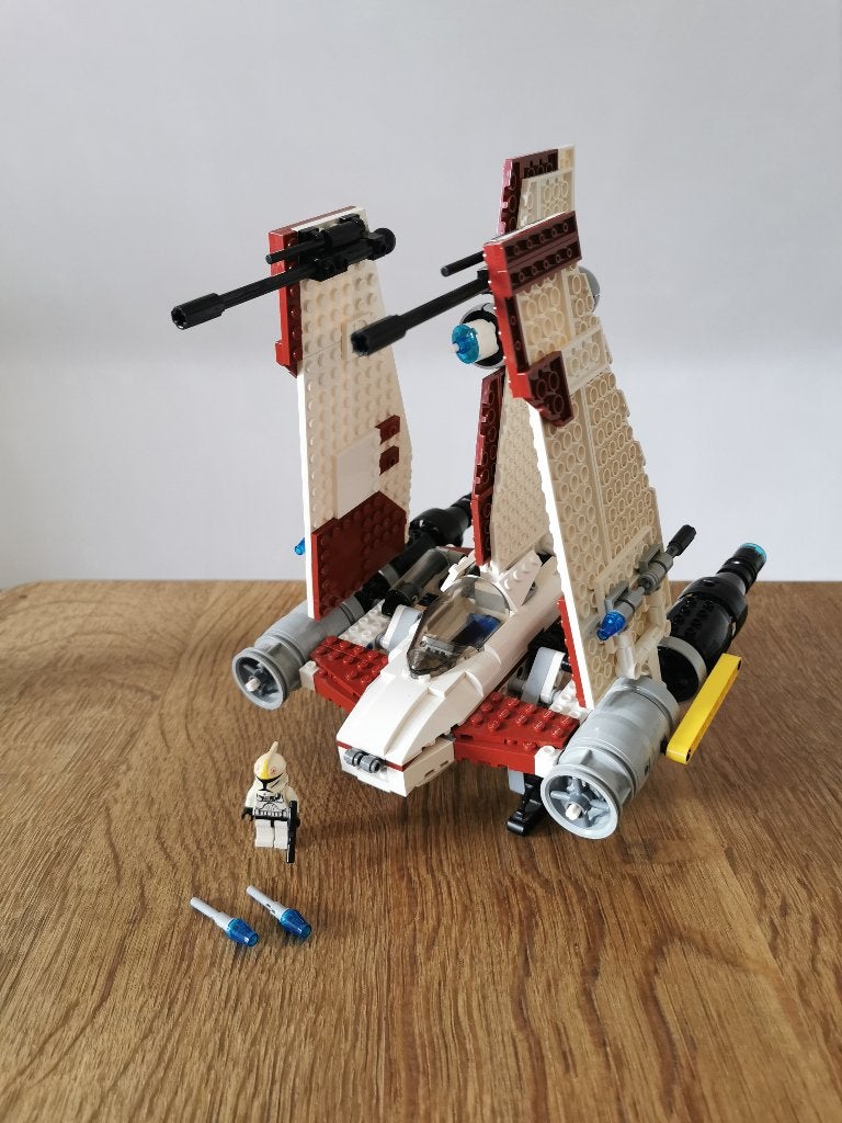 LEGO Star Wars 7674 'V-19 Torrent', Complet, Star Wars, Lego, Ensemble complet