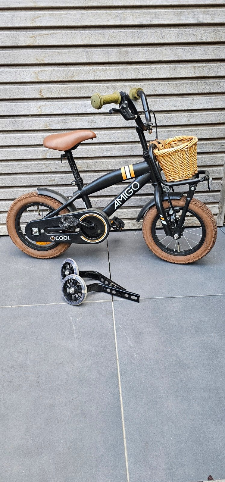 kinderfiets 12 inch, Ophalen