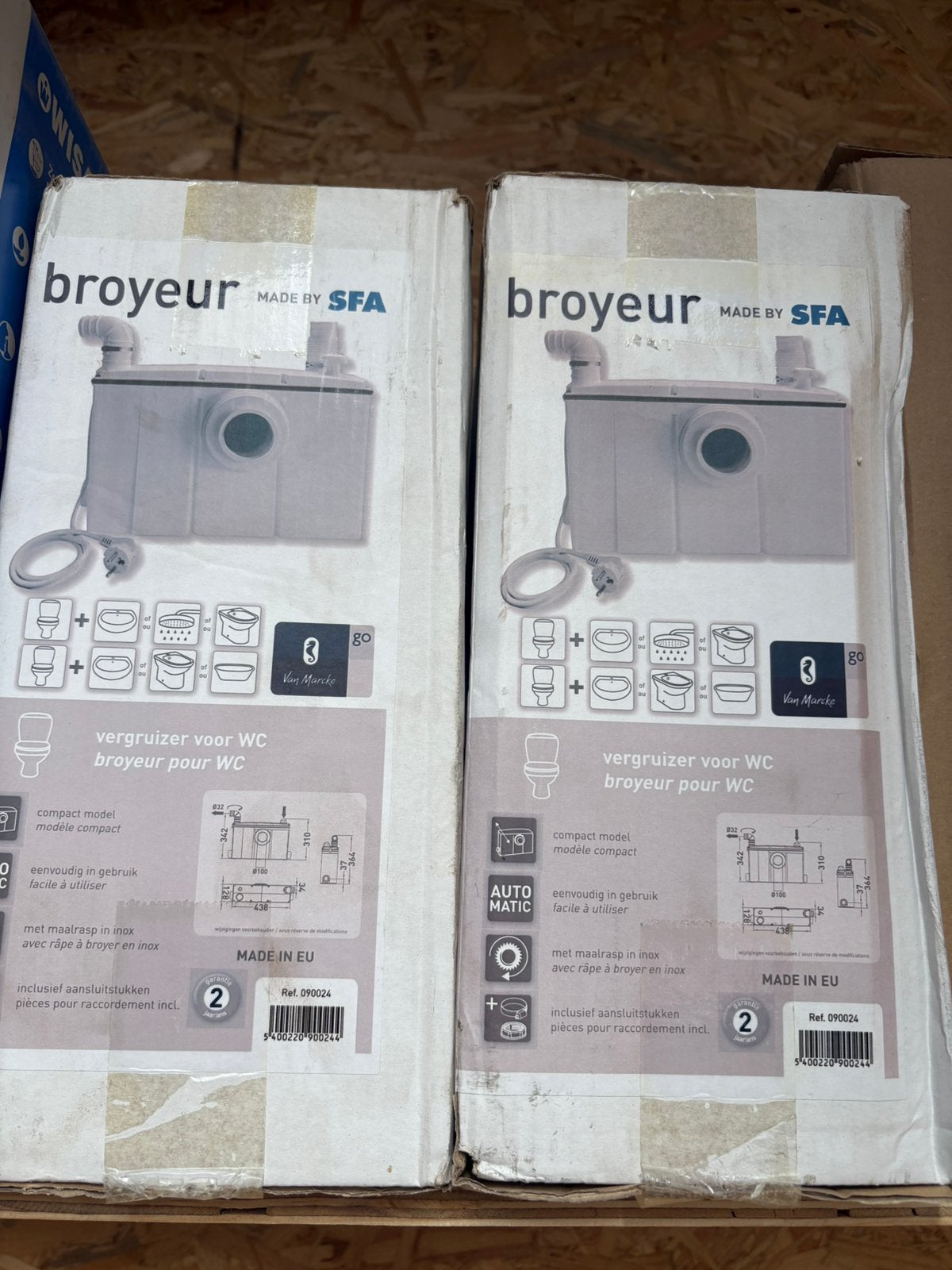 Broyeur vergruizer nieuw, Doe-het-zelf en Bouw, Ophalen, Zo goed als nieuw