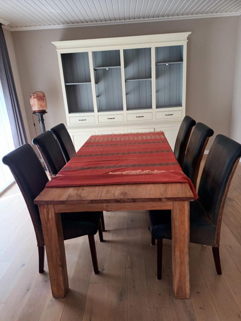 COMPLETE EETKAMER LANDELIJKE STIJL, Huis en Inrichting, Complete eetkamers, Ophalen