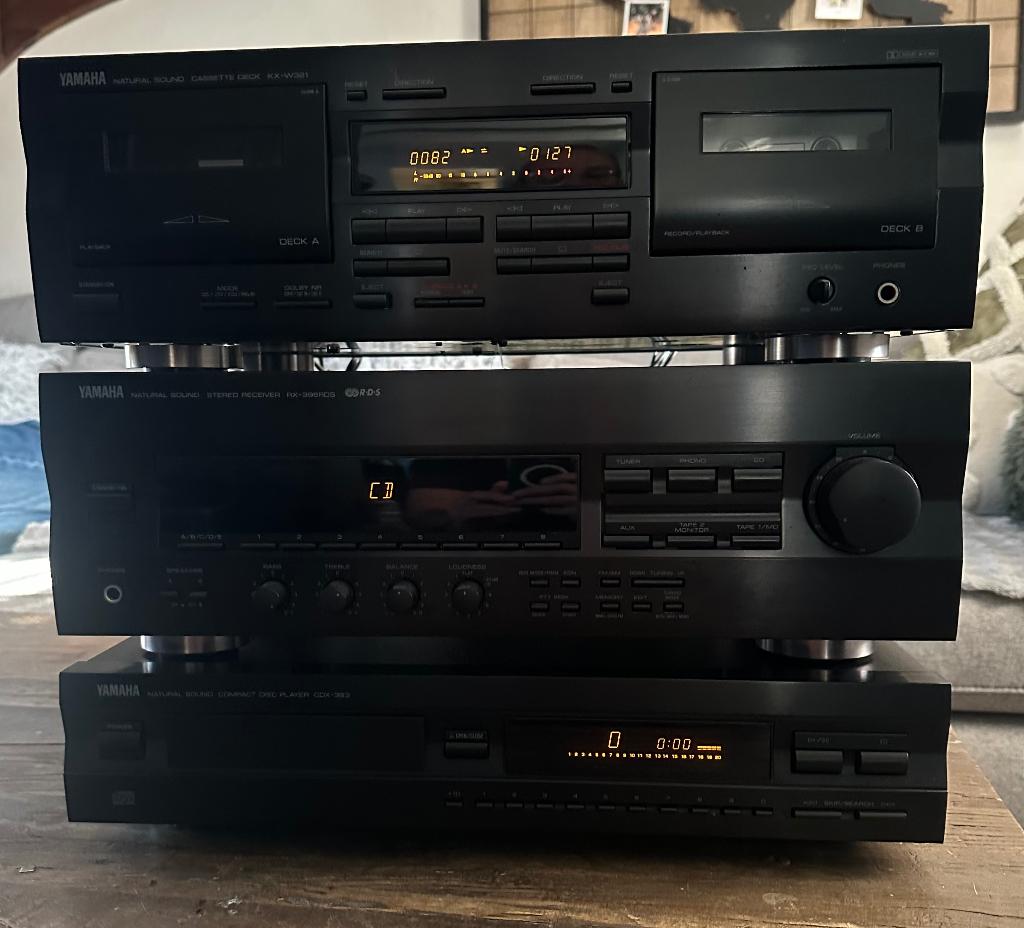 Chaîne hi-fi YAMAHA, TV, Hi-fi & Vidéo, Enlèvement, Comme neuf, Lecteur CD, Autres marques
