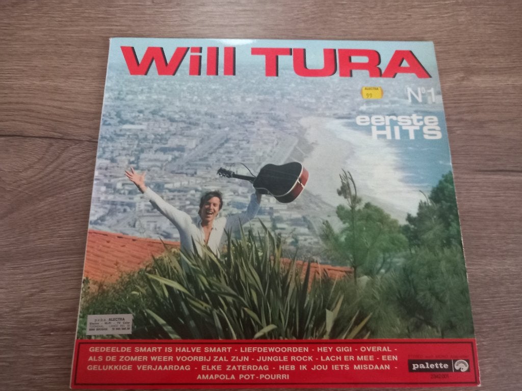 Vinyl LP Will Tura N1 De eerste hits Levenslied Belpop, Ophalen of Verzenden, 12 inch, Levenslied of Smartlap