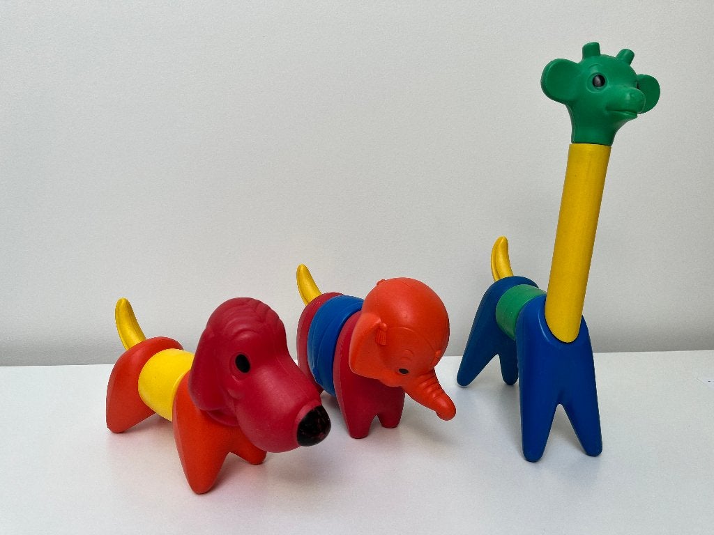 Tupperware toys Zoo-it-yourself (Complete set), Antiquités & Art, Enlèvement ou Envoi