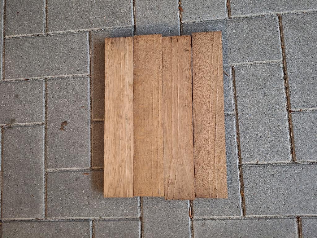 Rustieke parket franse eiken, Bricolage & Construction, Bois & Planches, Enlèvement, Comme neuf, Chêne, Planche
