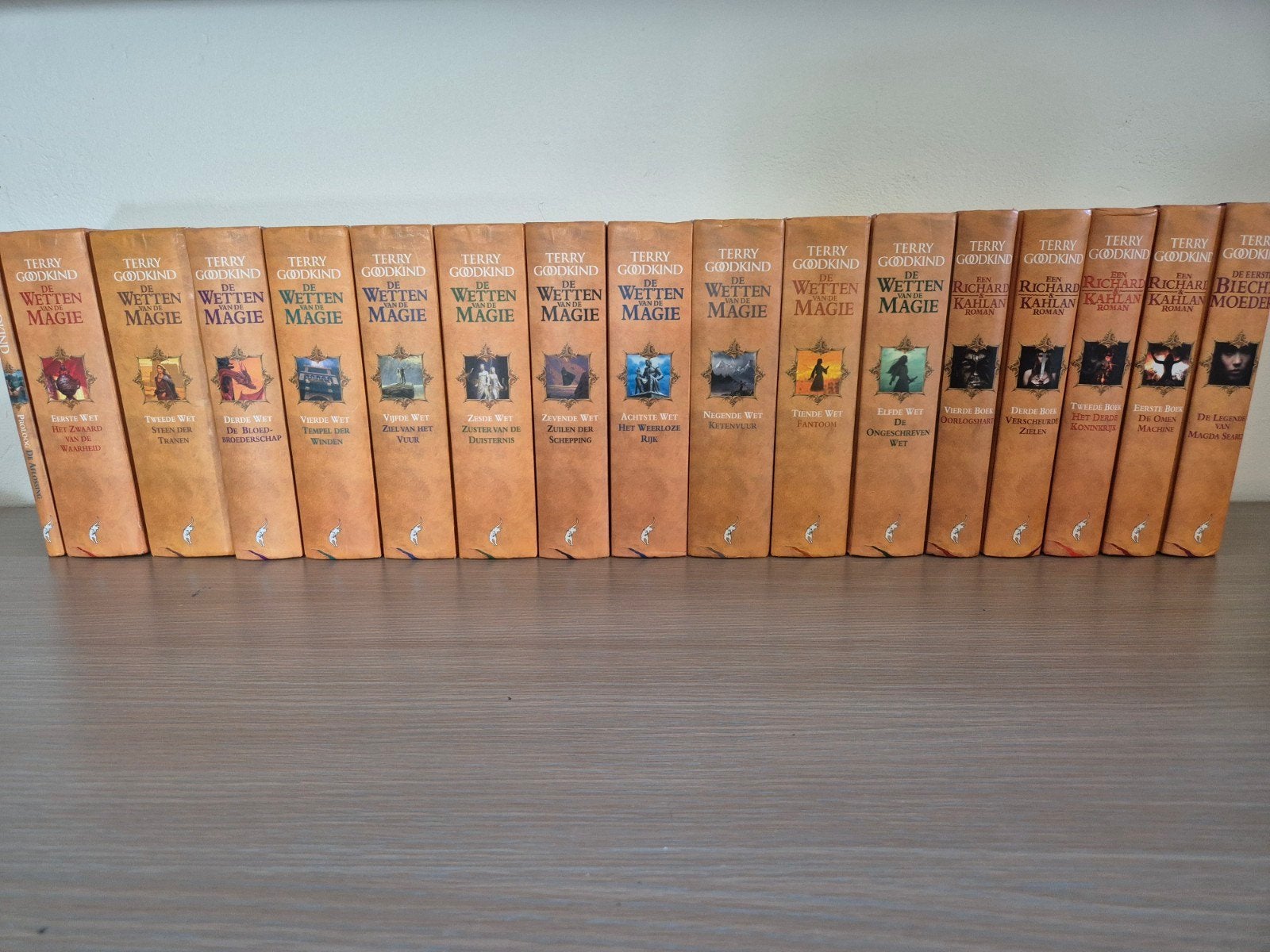 'Terry Goodkind: "De wetten van de magie" incl uitbreidingen, Ophalen