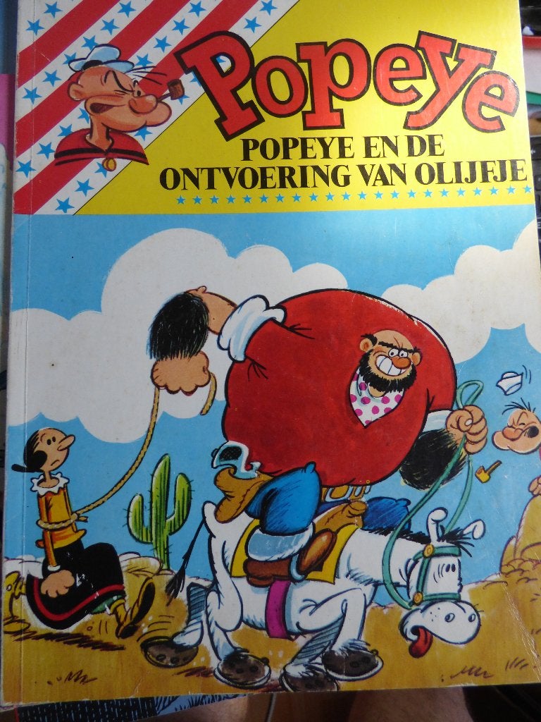 popeye ,  en de ontvoering van olijfje ,, Livres, BD, Enlèvement ou Envoi