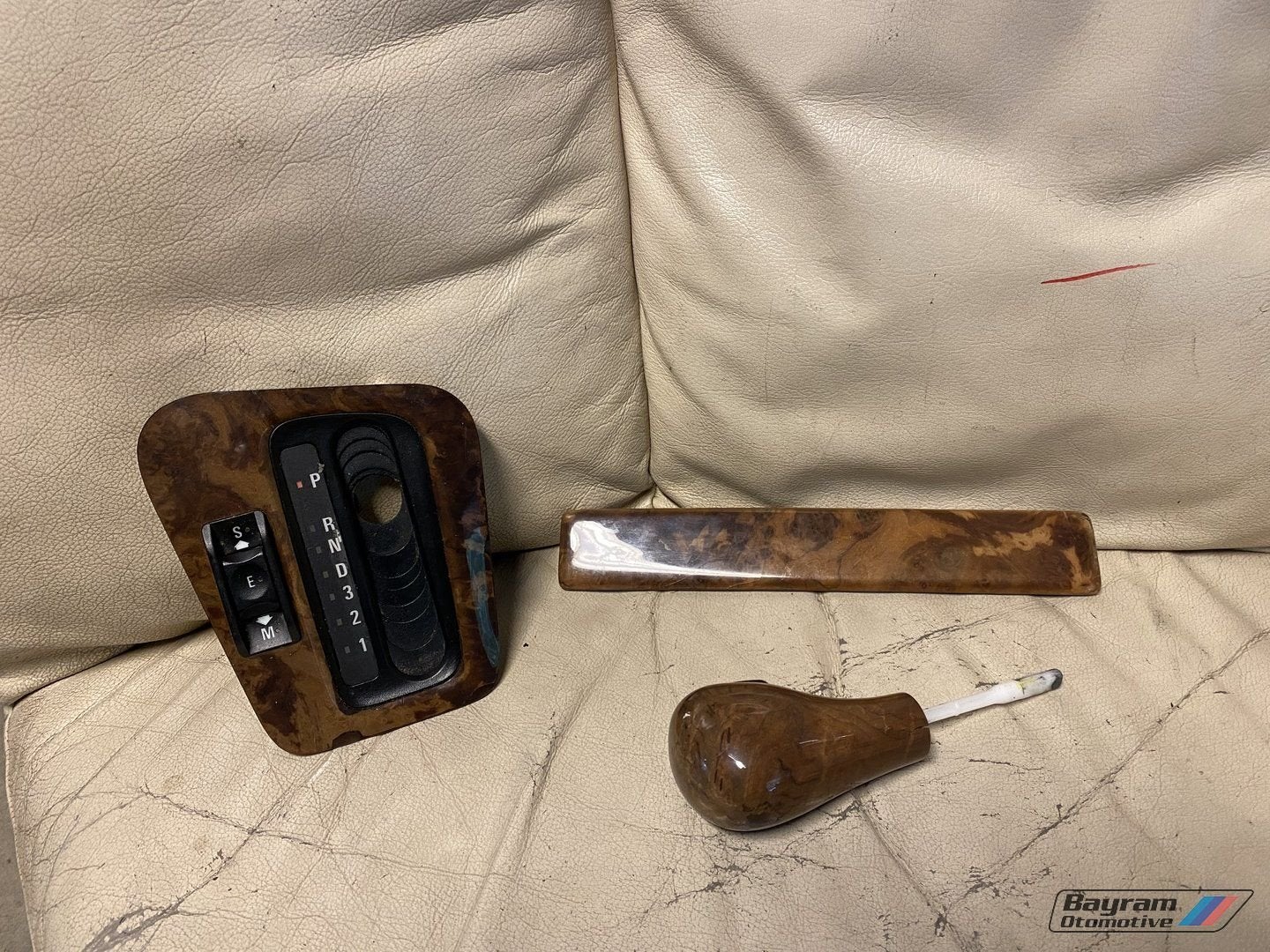 Bmw E36 houten inleg delen set hout  automaat pook 3-serie m, Auto-onderdelen, Gebruikt, -, -, Ophalen of Verzenden