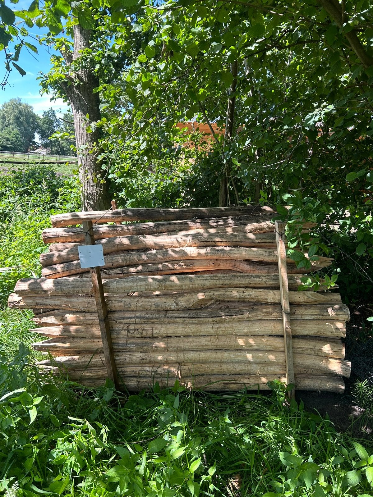 100 Robinia weidepalen – 180 cm, Tuin en Terras, Palen, Balken en Planken, Ophalen, Zo goed als nieuw, Palen