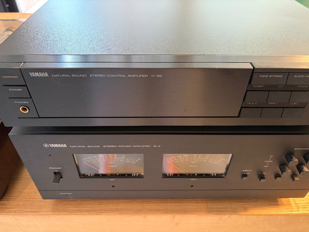 Versterker en amplifier Yamaha en Denon platendraaier, Audio, Tv en Foto, Versterkers en Ontvangers, Gebruikt, Stereo, 60 tot 120 watt