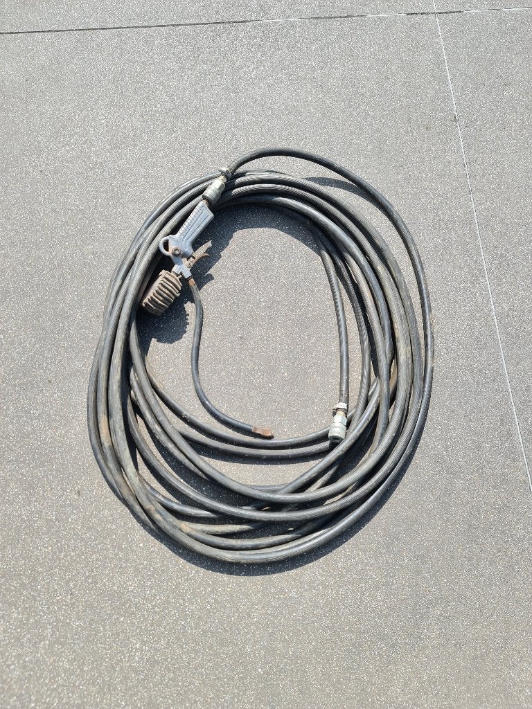 compressor luchtdruk, luchtslang 20m en luchtpistool, Enlèvement, Comme neuf
