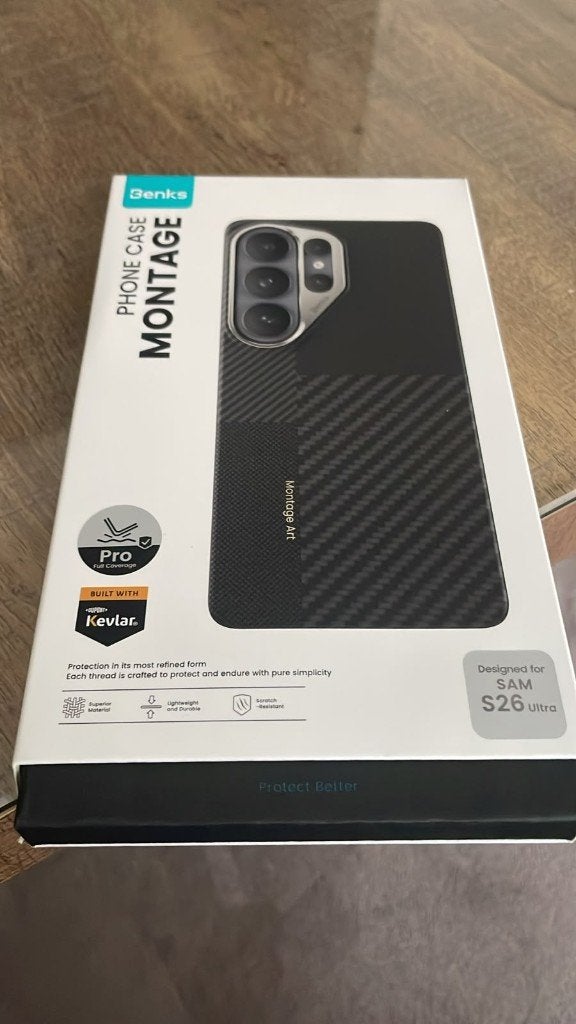 BENKS Magn. Samsung Galaxy S26 Ultra Kevlar Antichoc Étui, Ophalen of Verzenden, Zo goed als nieuw, Overige modellen, Overige typen