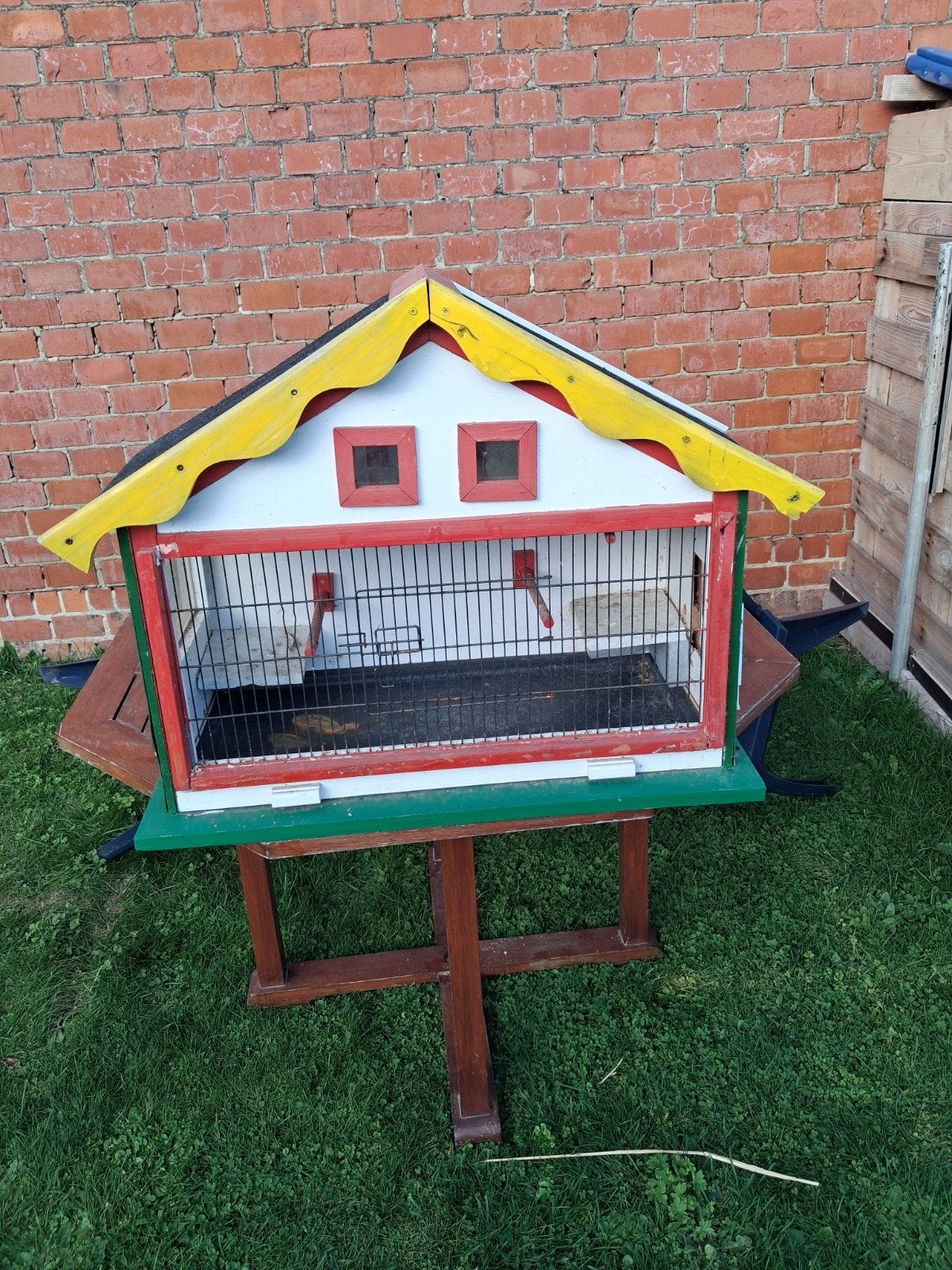 vogelkooi voliere kot vogels kanaries grasparkieten enzo,..., Enlèvement, Cage à oiseaux