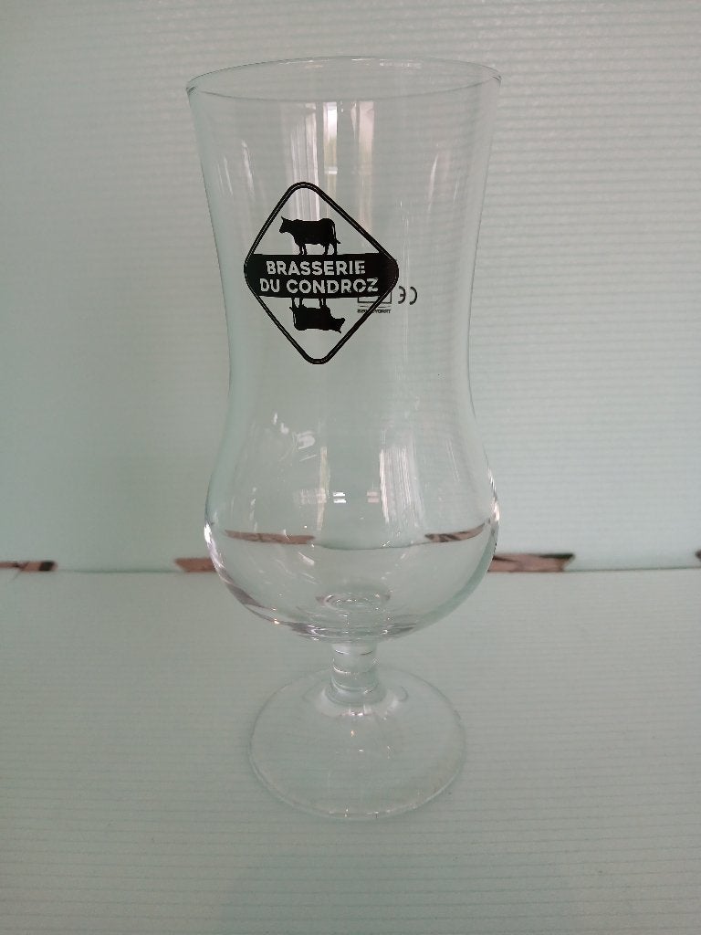 Joli verre sur pied BRASSERIE DU CONDROZ de Ciney, Enlèvement ou Envoi, Neuf, Verre ou Verres, Autres marques
