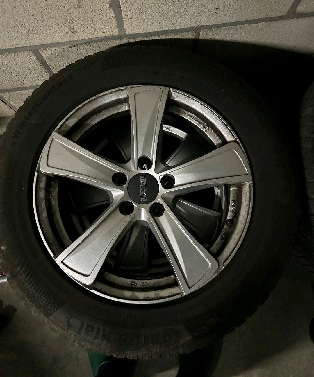 Continental winterbanden, Auto-onderdelen, Banden en Velgen, Ophalen, Banden en Velgen, 17 inch, Winterbanden