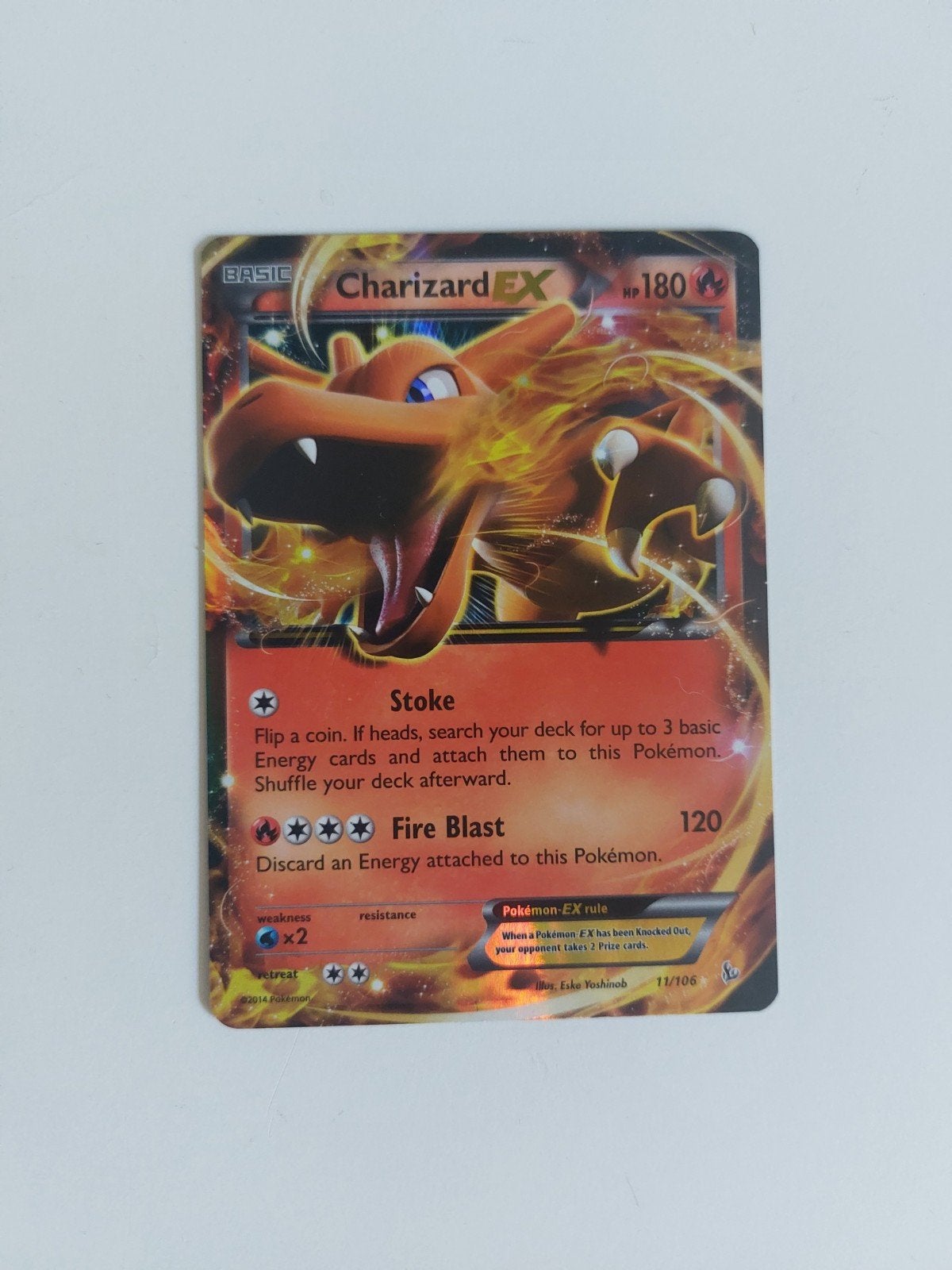 Charizard EX (FLF 011), Ophalen