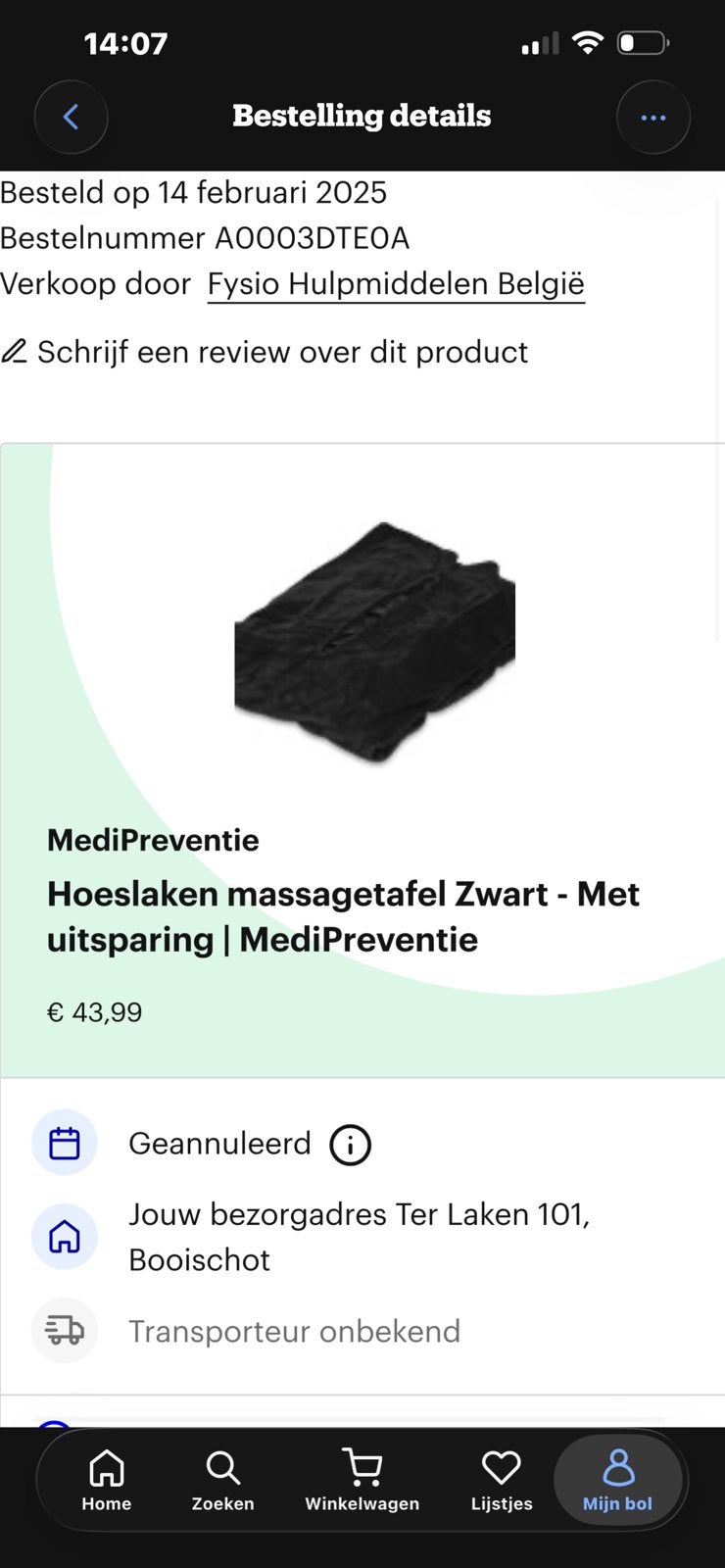 Hoeslaken massagetafel, Sport en Fitness, Massageproducten, Ophalen of Verzenden, Zo goed als nieuw, Massagetafel