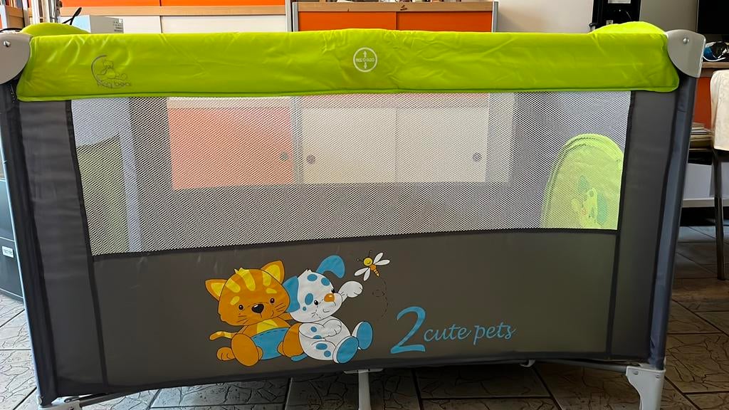 Lit pliant bébé-enfant King Bear + matelas adapté, Matelas, Moins de 70 cm, Comme neuf, Enlèvement