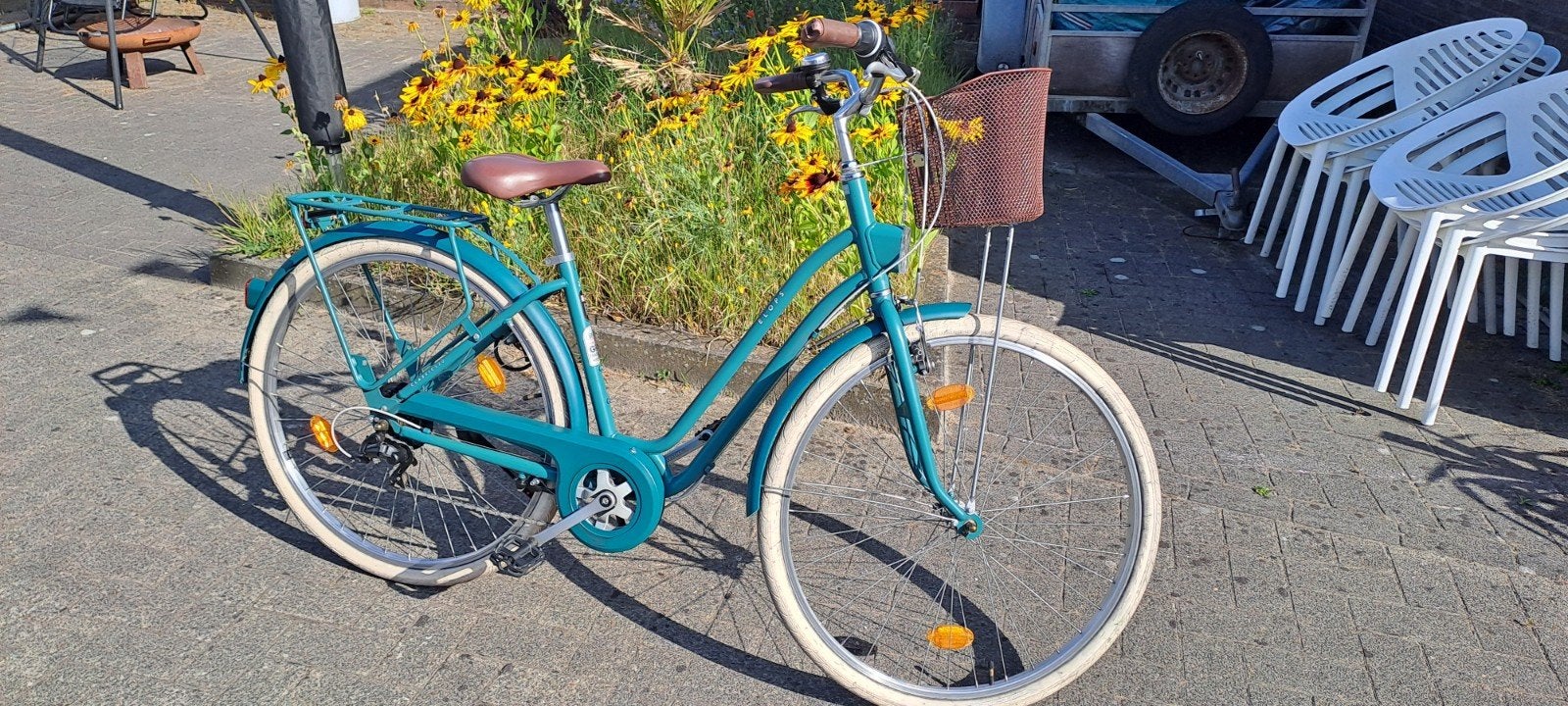 Damesfiets/ meisjesfiets Elops 520 S/M, Fietsen en Brommers, Ophalen