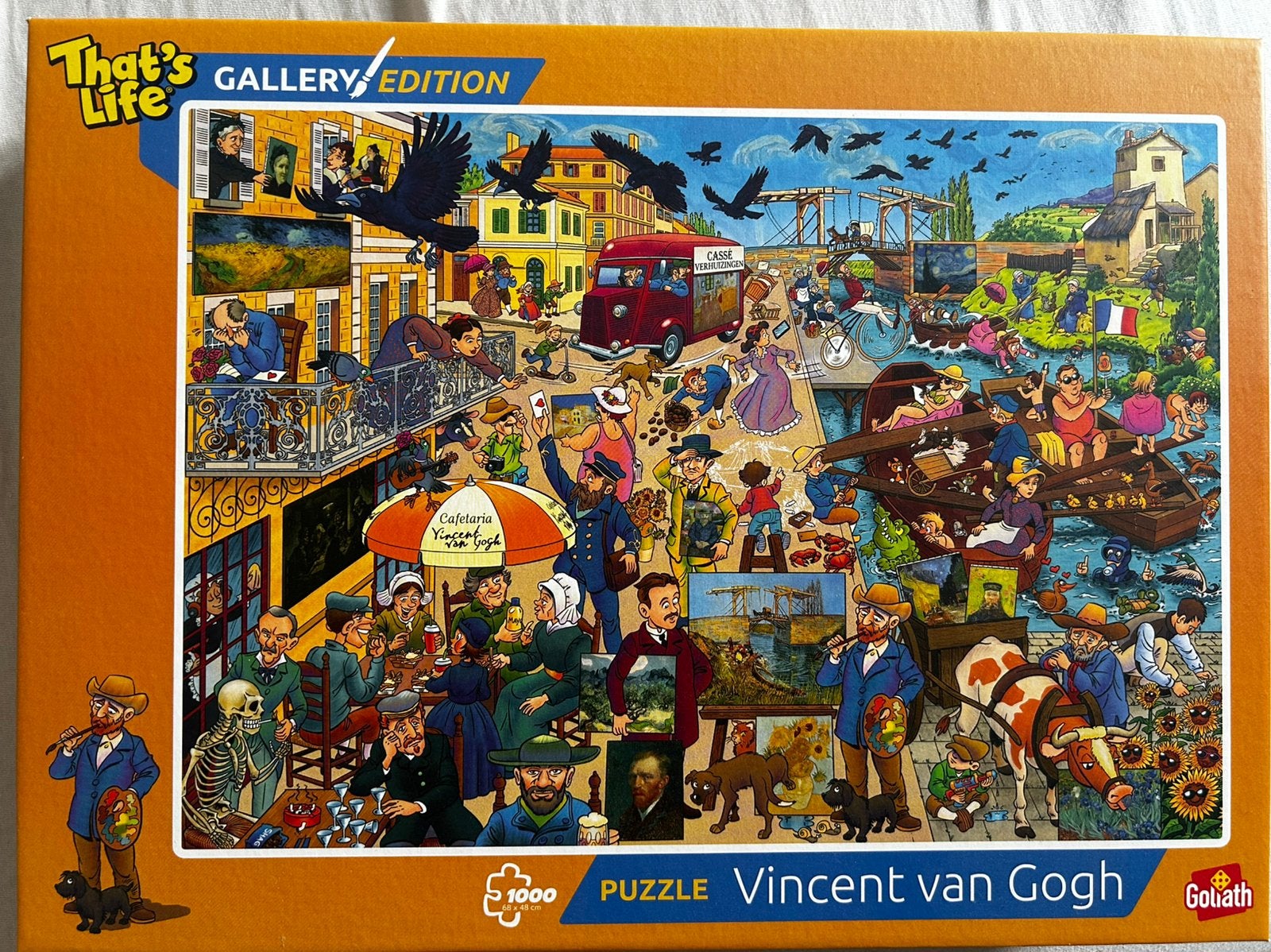 GERESERVEERD Puzzel ‘That’s Life’ - Van Gogh (ongeopend), Ophalen, Nieuw