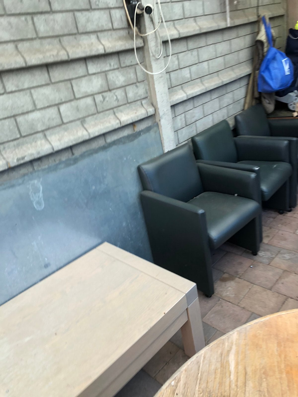 gratıs salonrafel met ertkamerstoelem, Tuin en Terras, Ophalen of Verzenden, Zo goed als nieuw