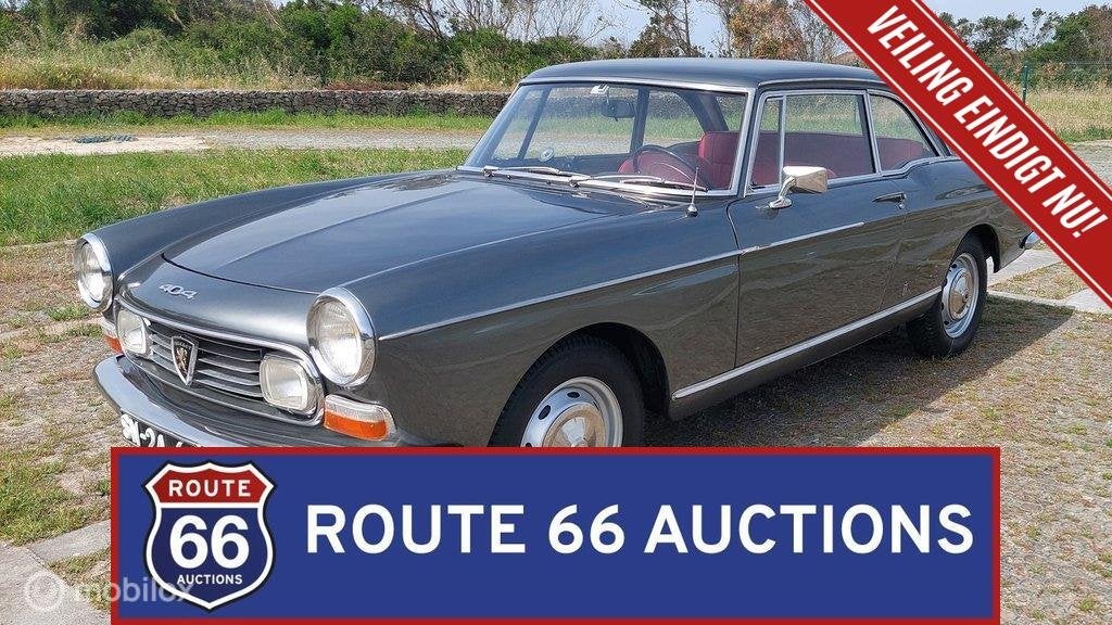 Peugeot 404 Coupe | 1967 | Route 66 Auctions, Autos, Achat, Entreprise, Boîte manuelle, Autre carrosserie