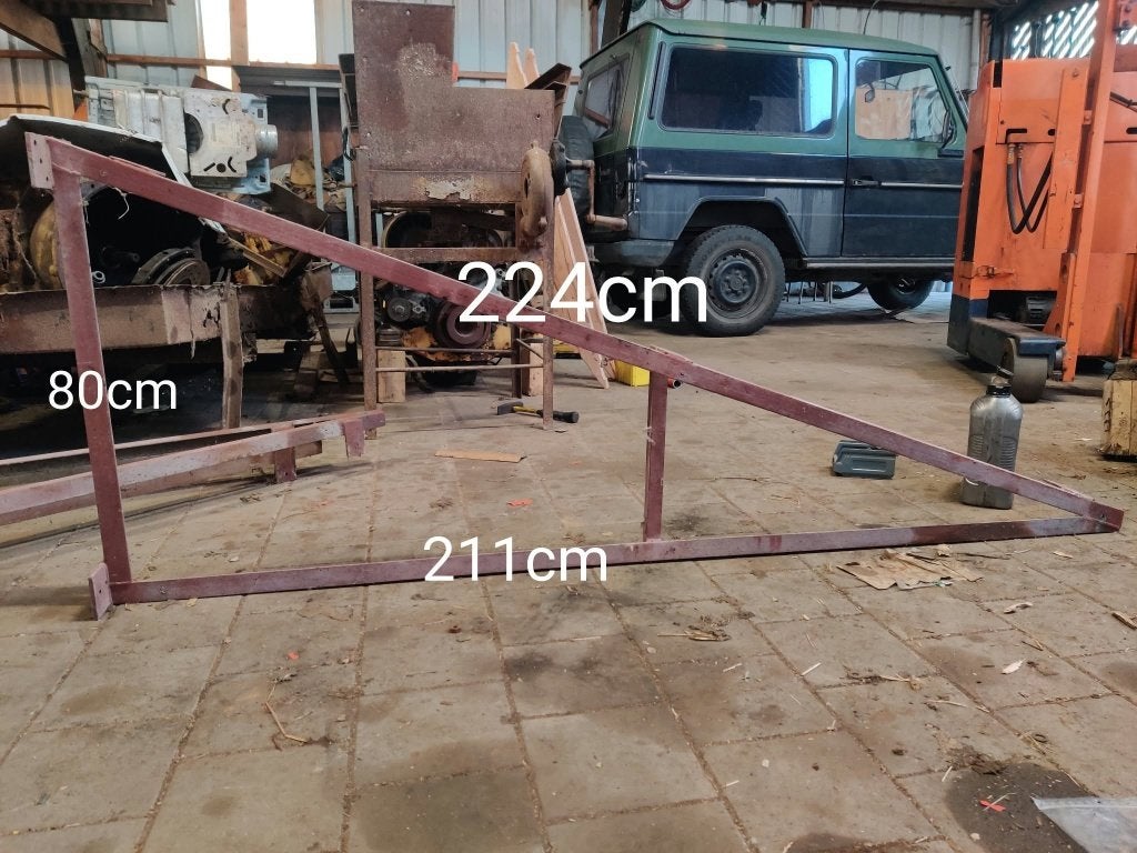 3 spantjes voor afdak, Tuin en Terras, Ophalen, Zo goed als nieuw, Overige typen