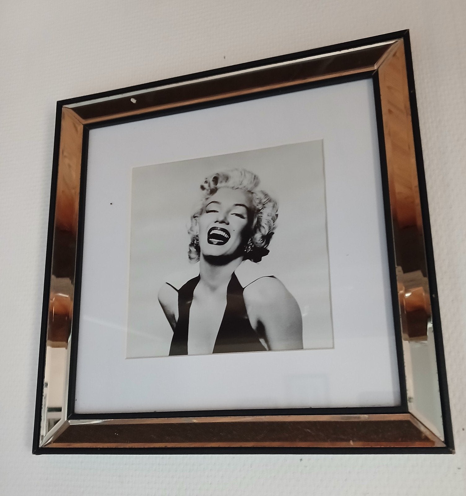 Lot de 5 cadres vintage acteurs de cinéma des années 50-60, Enlèvement