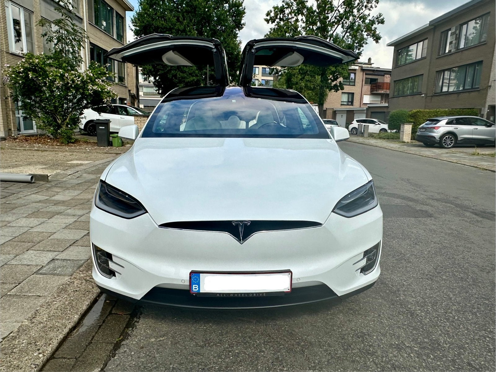 Tesla Model X 100D long range / 7pl / trekhaak, Autos, Tesla, Cuir, Model X, Achat, 7 places