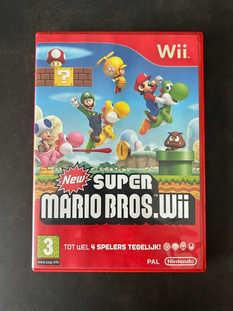 New Super Mario Bros - Nintendo Wii, Games en Spelcomputers, Ophalen of Verzenden, Zo goed als nieuw
