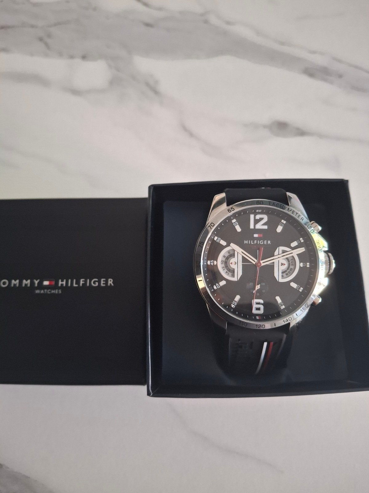 Tommy Hilfiger horloge, Leer, Staal, Ophalen, Overige merken