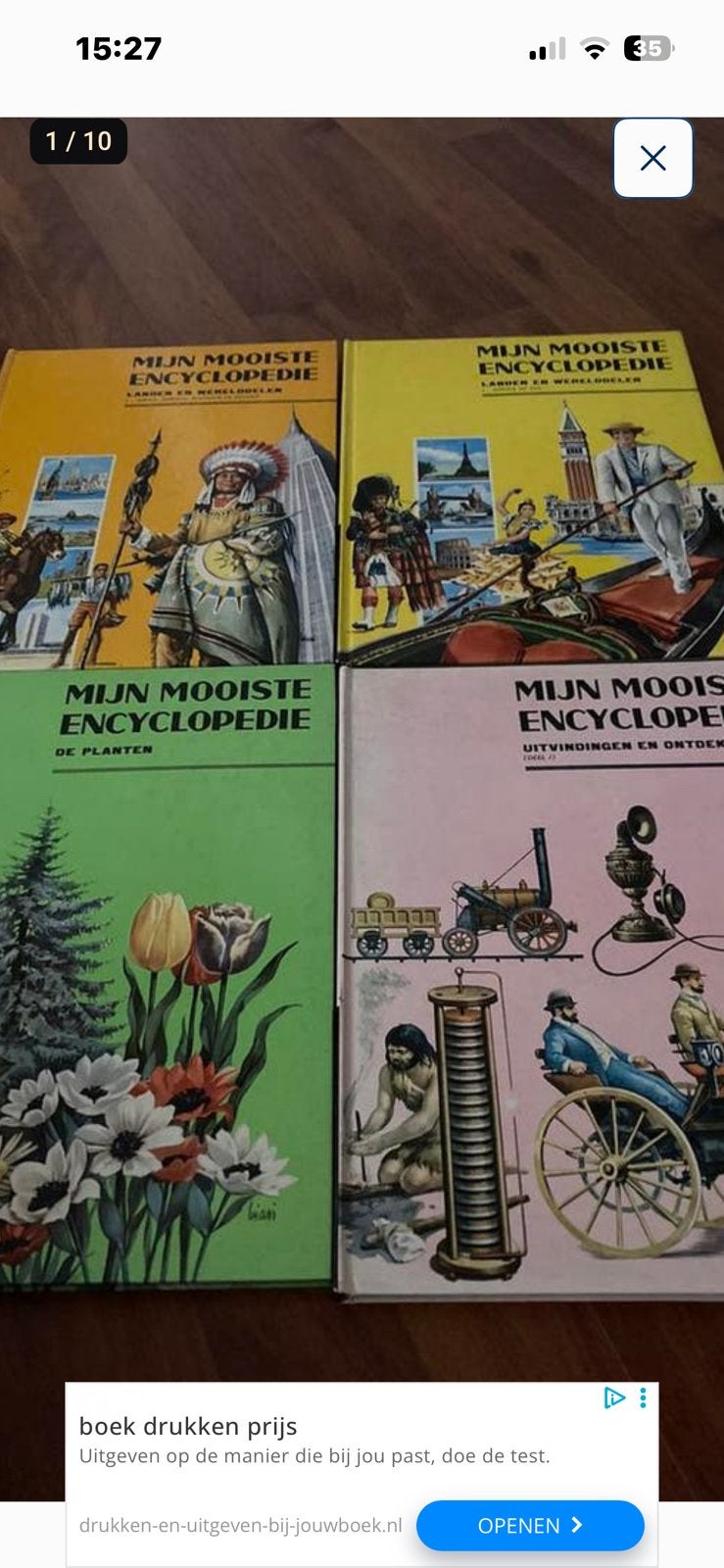 4 boeken mijn mooieste encyclopedie 60 jaar oud, Boeken, Ophalen of Verzenden, Zo goed als nieuw