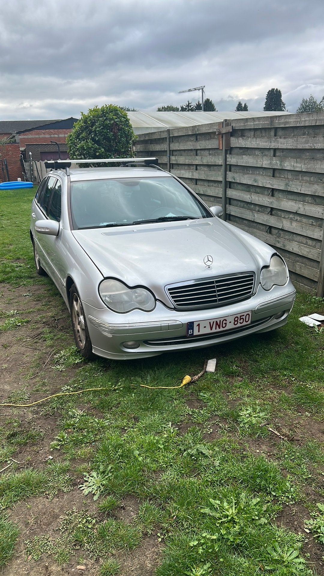 Mercedes c220 cdi, Autos, Argent ou Gris, Noir, 5 portes, Automatique