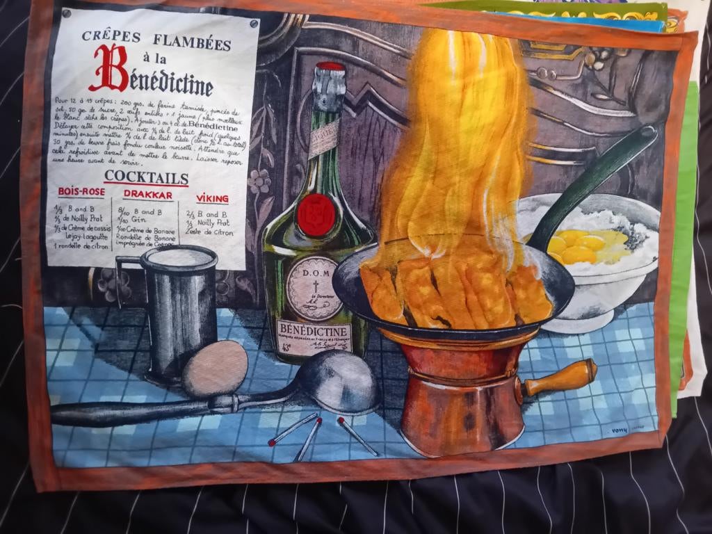 Torchon recette, Divers, Calendriers, Enlèvement ou Envoi, Utilisé