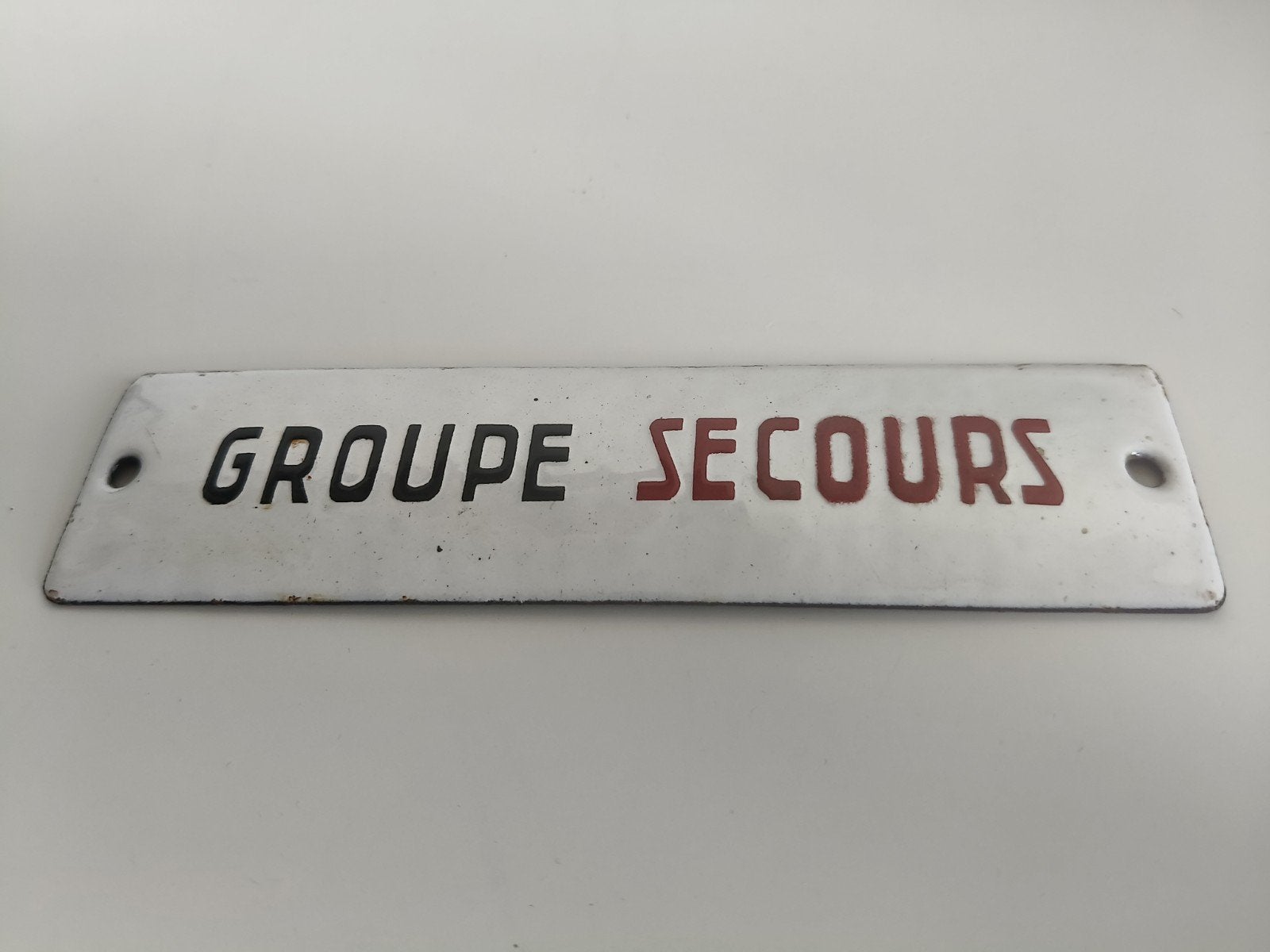 plaque émaillée d'utilité, Antiquités & Art, Enlèvement ou Envoi