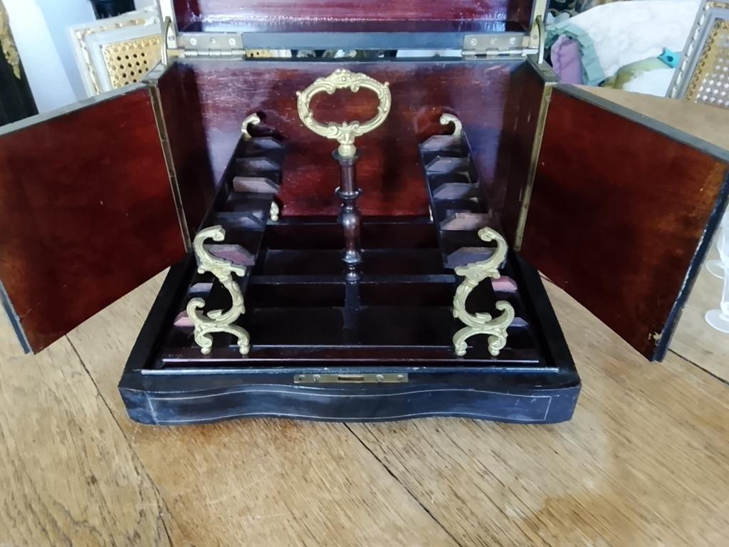 Cave à liqueur Napoléon 3 avec verrerie, Antiquités & Art, Enlèvement