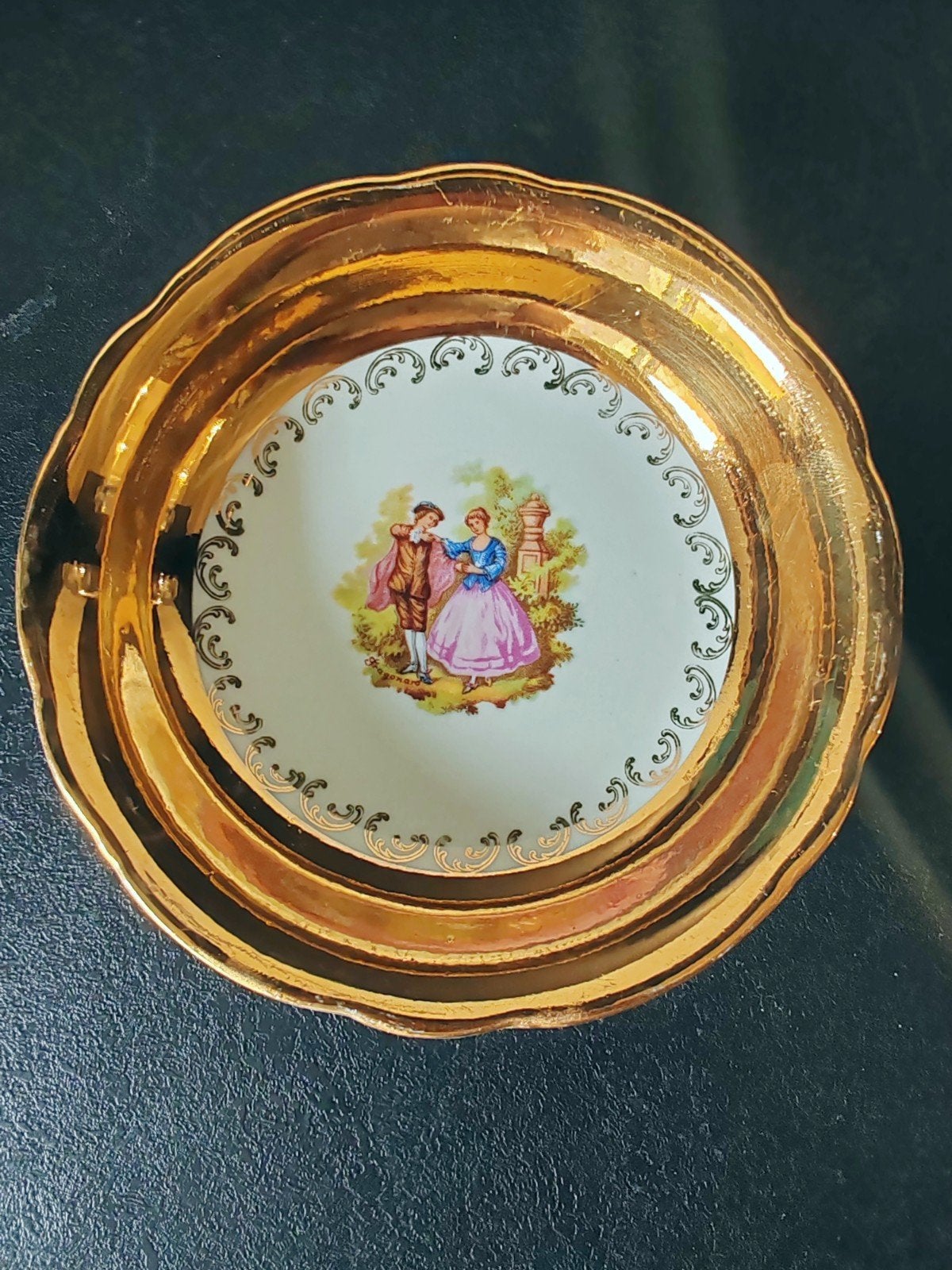 Petite coupe / vide-poche vintage en porcelaine de Bavière, Enlèvement ou Envoi