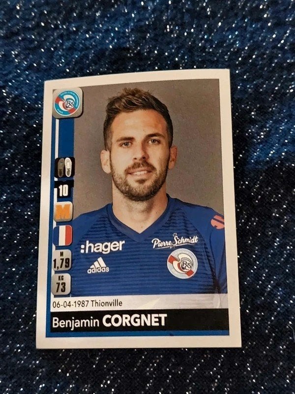 Panini / Sticker / Benjamin Corgnet / RC Strasbourg Alsace, Enlèvement ou Envoi, Neuf, Affiche, Image ou Autocollant