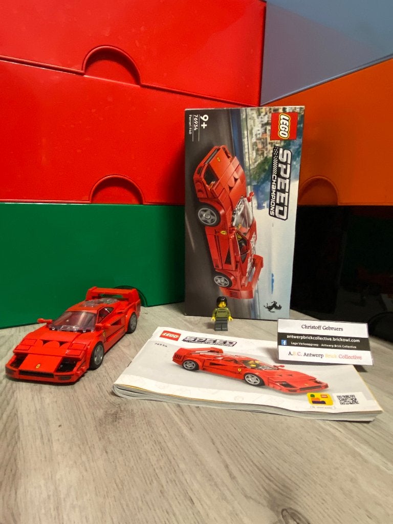 Lego Speed Champions - 76934 - Ferrari F40, Lego, Ensemble complet, Enlèvement, Boîte incluse