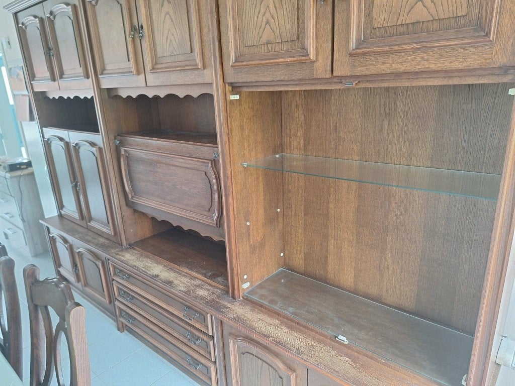 wandmeubel - tafel + 6 toelen, Huis en Inrichting, Ophalen